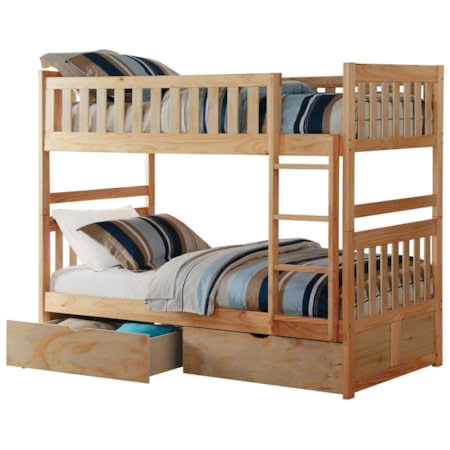 B012 Na : Giường 2 Tầng + Hộc Kéo - 1m / 1m B012 Na : Giường 2 Tầng + Hộc Kéo - 1m / 1m